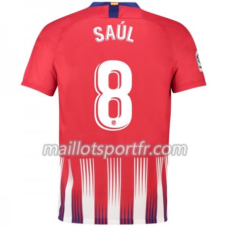Maillot de Foot Atlético Madrid Saul 8 Domicile 2018/19 Maillot de Foot Atlético Madrid Saul 8 Domicile 2018/19